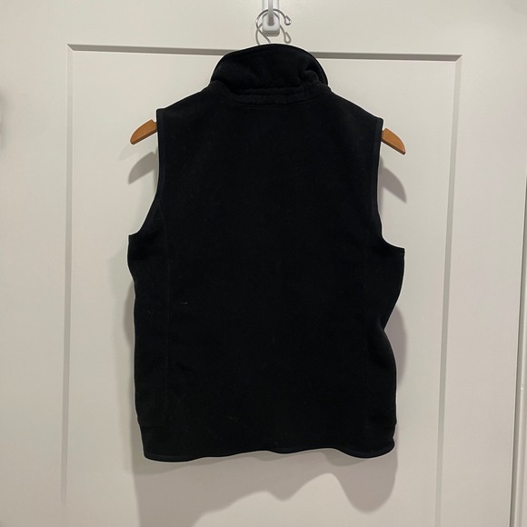 RALPH LAUREN ACTIVE Black‎ Fleece Vest Full Zip Mock Neck Women's Size M - Picture 5 of 8